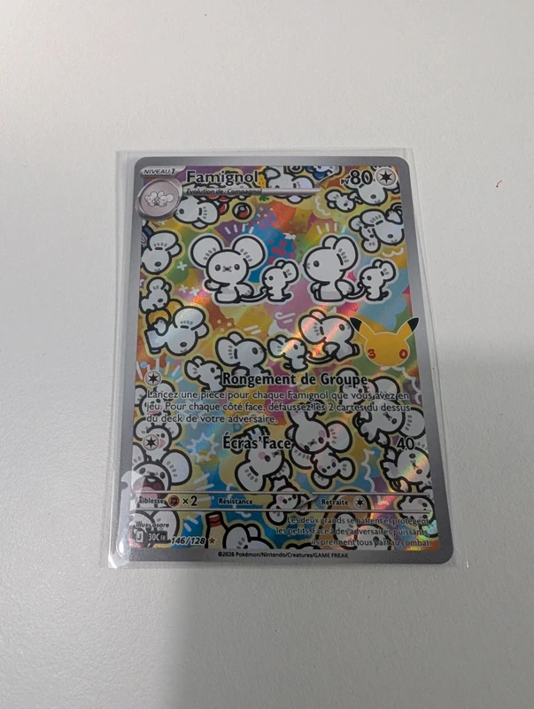 Famignol 146/128 pokemon 30 ans
