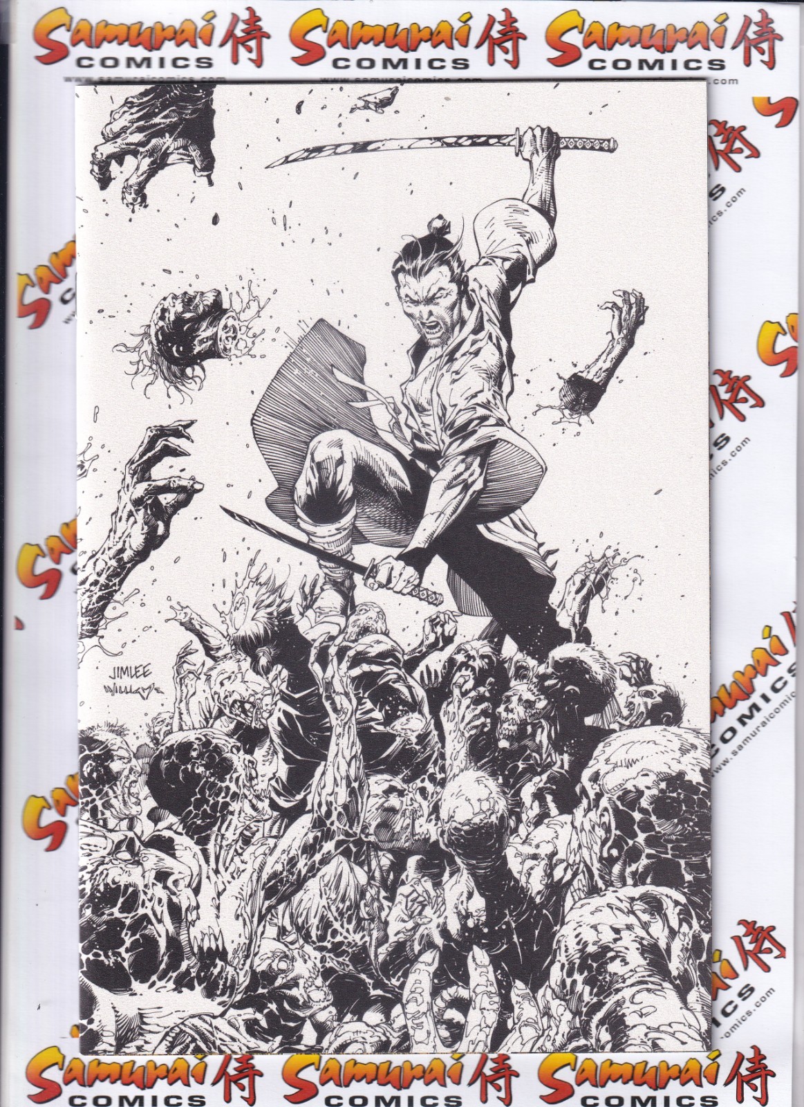 Dead Samurai #8 1:10 Lee B&W variante Virgin scansioni reali!