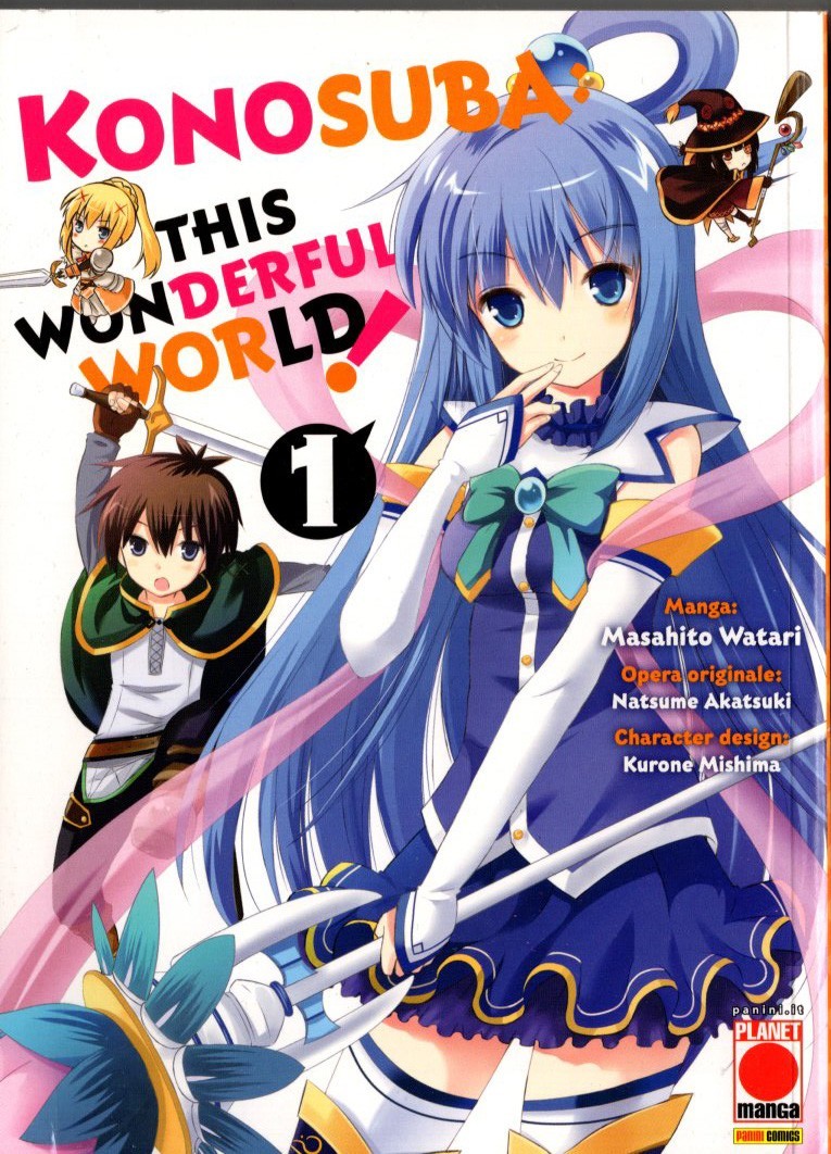 Konosuba This wonderful world 1 Planet manga