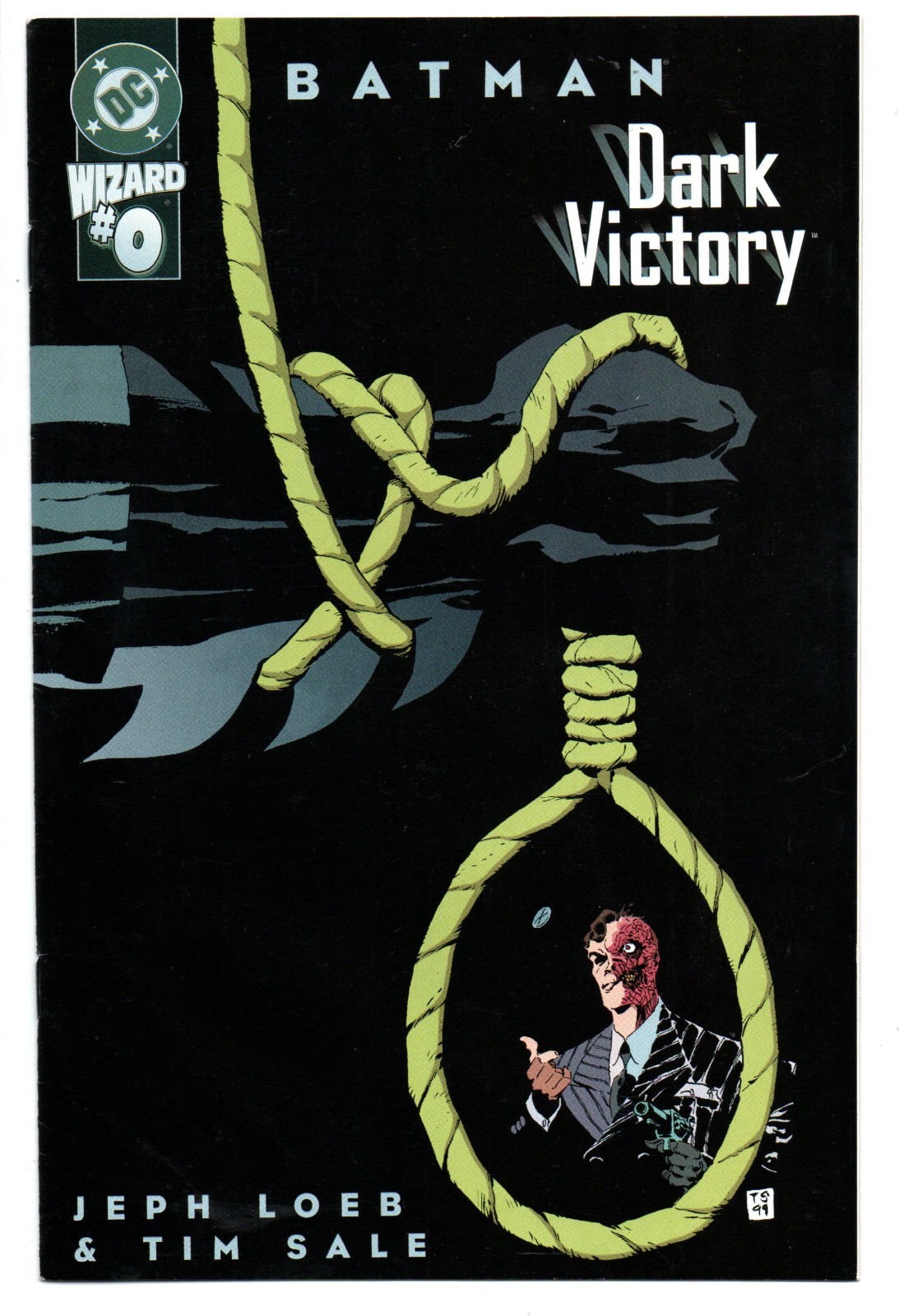Batman Dark Victory #0 1999 DC Comics Jeph Loeb Wizard Key Issue First Print NM