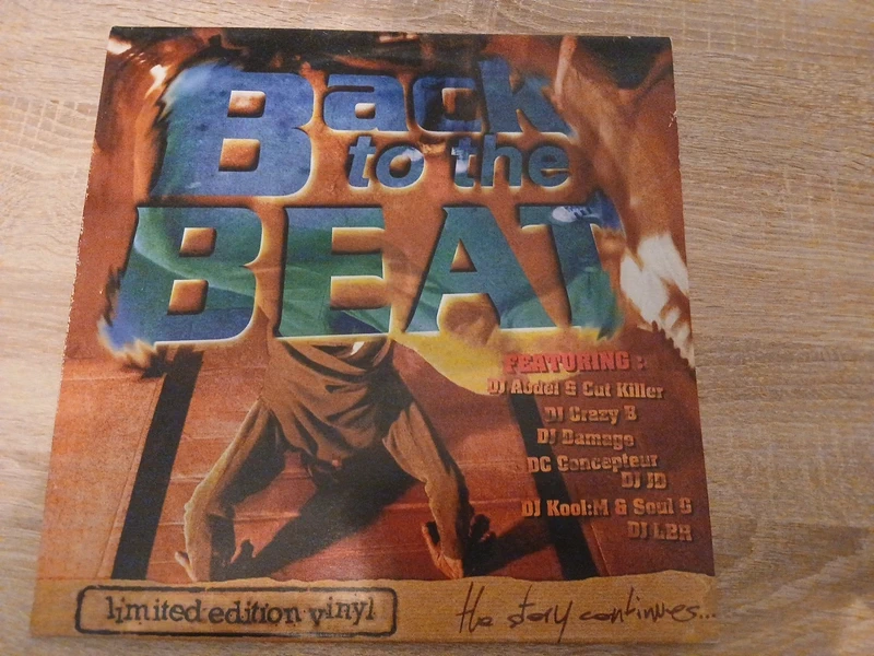 Vinyle pour pratique du scratch- Back to the Beat volume 2