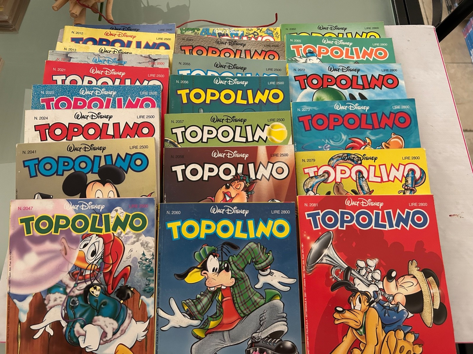 TOPOLINO -2095-2096- edicola singoli E27