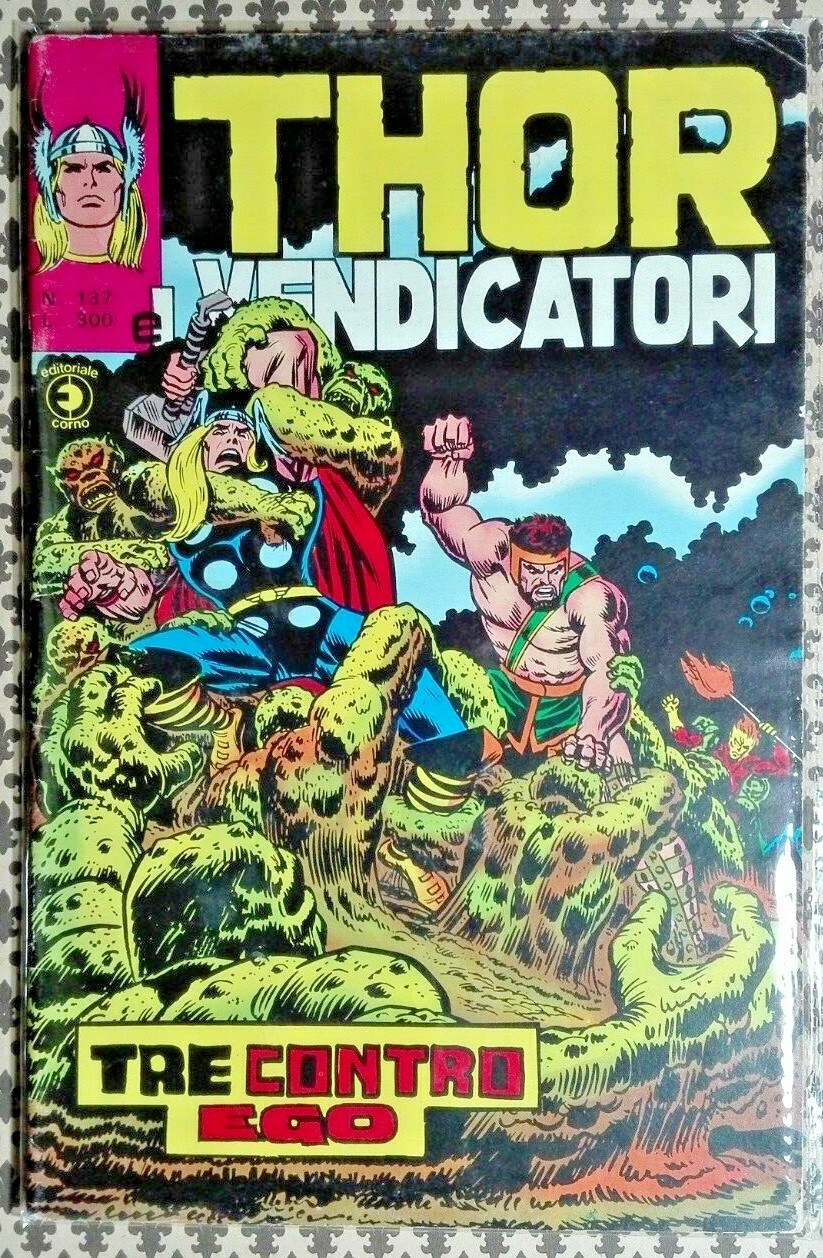 R@RO FUMETTO THOR I VENDICATORI ,TRE CONTRO EGO -N.137-PERFECT-RIF.1214