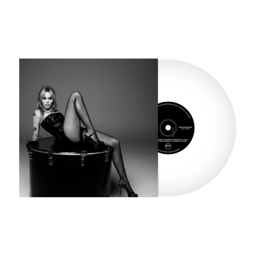 Miley Cyrus - Bass Persuades White Vinyl Alt Cover LP *PRESALE*
