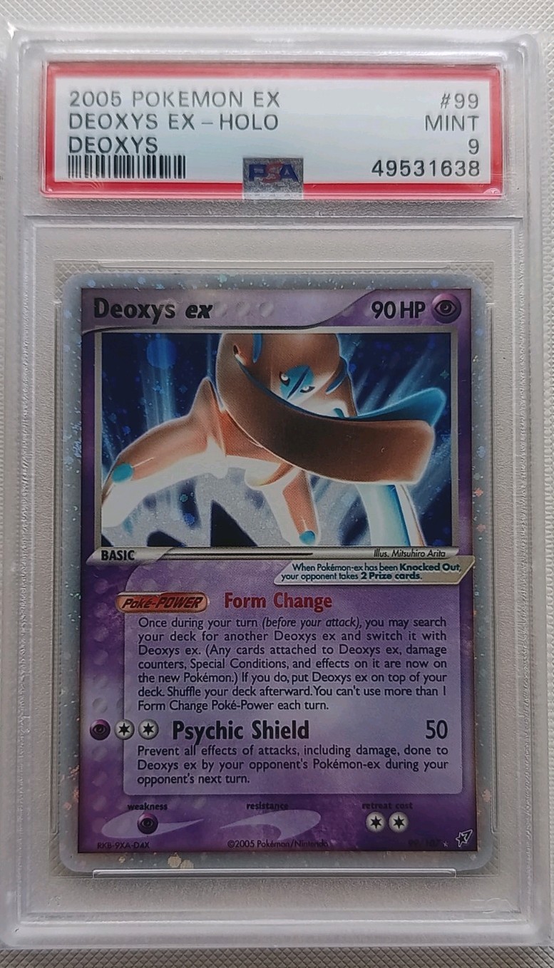 2005 POKEMON EX DEOXYS #99 DEOXYS EX-HOLO PSA 9