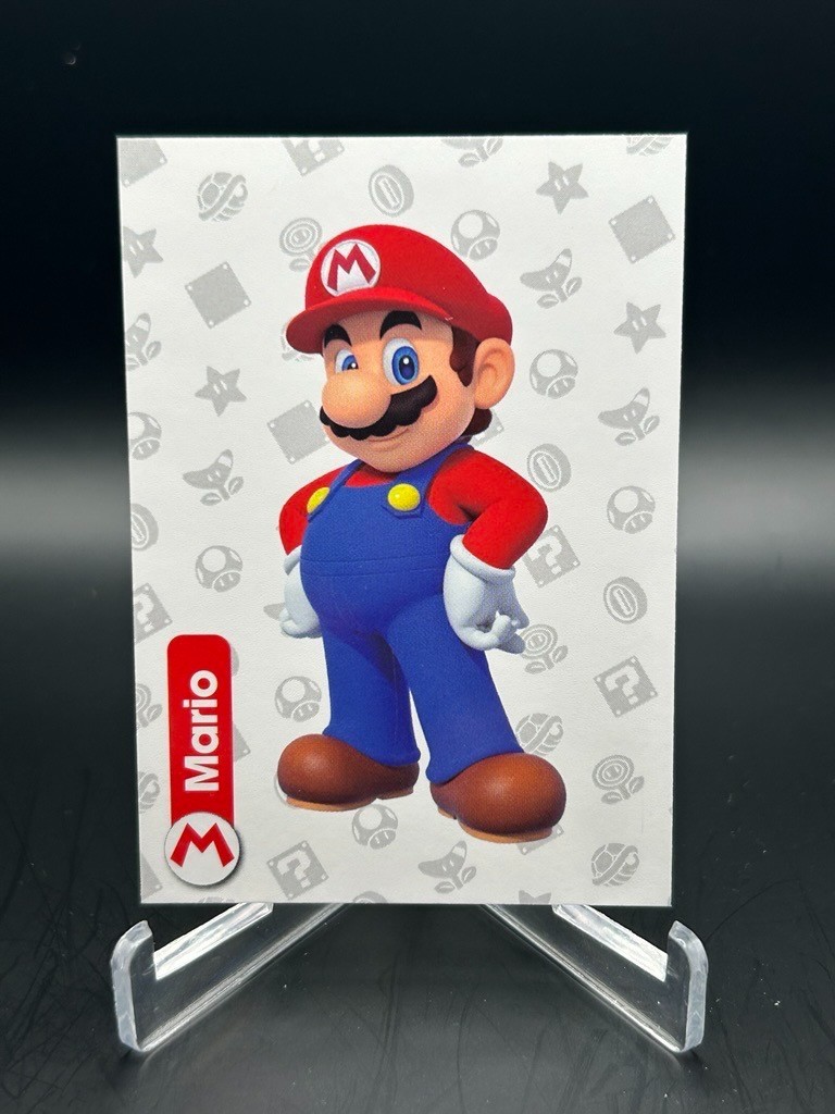 2022 Panini Super Mario Mario Character Card #1