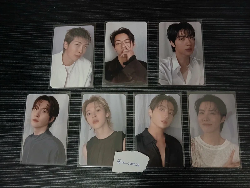 Photocard BTS Madrid Concert Gift Official OT7