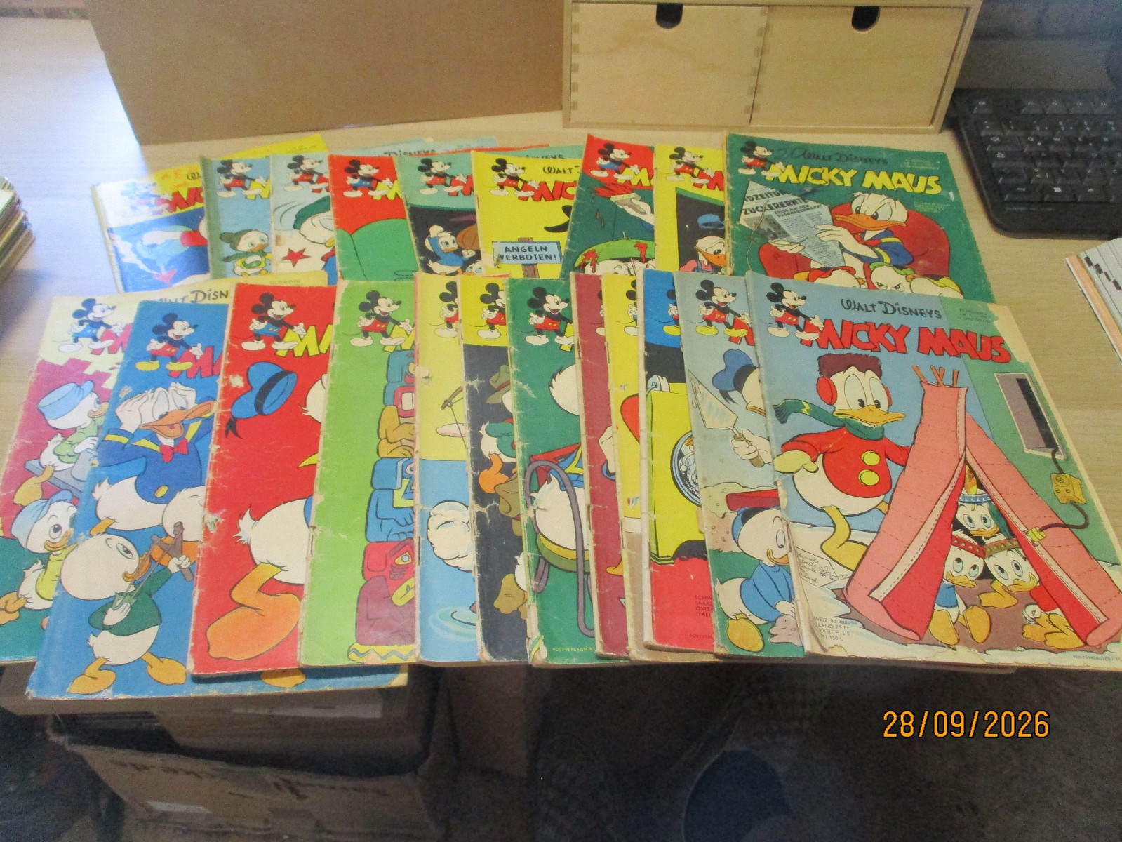 Topolino 1957 # 1-28 quasi completo (# 3-6 10 17 25 mancanti)