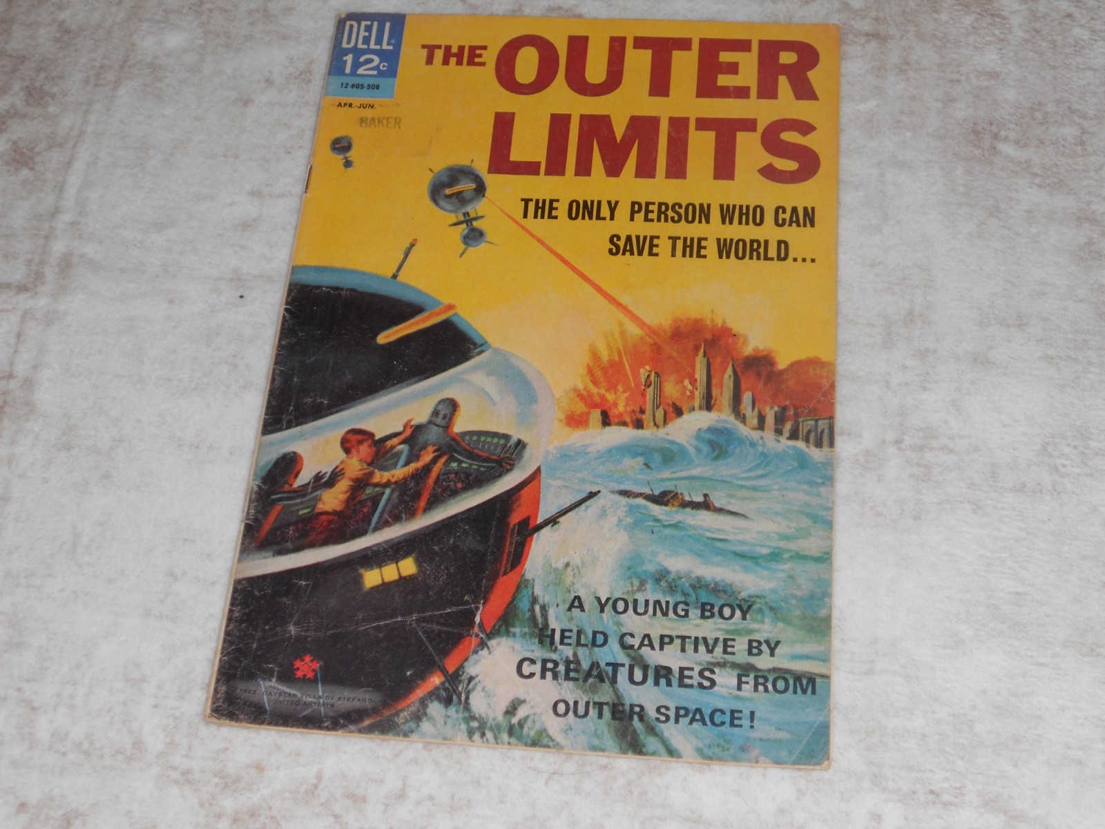 1965 The Outer Limits Dell Comic Book #6 - Creatures from Outer Space!!!