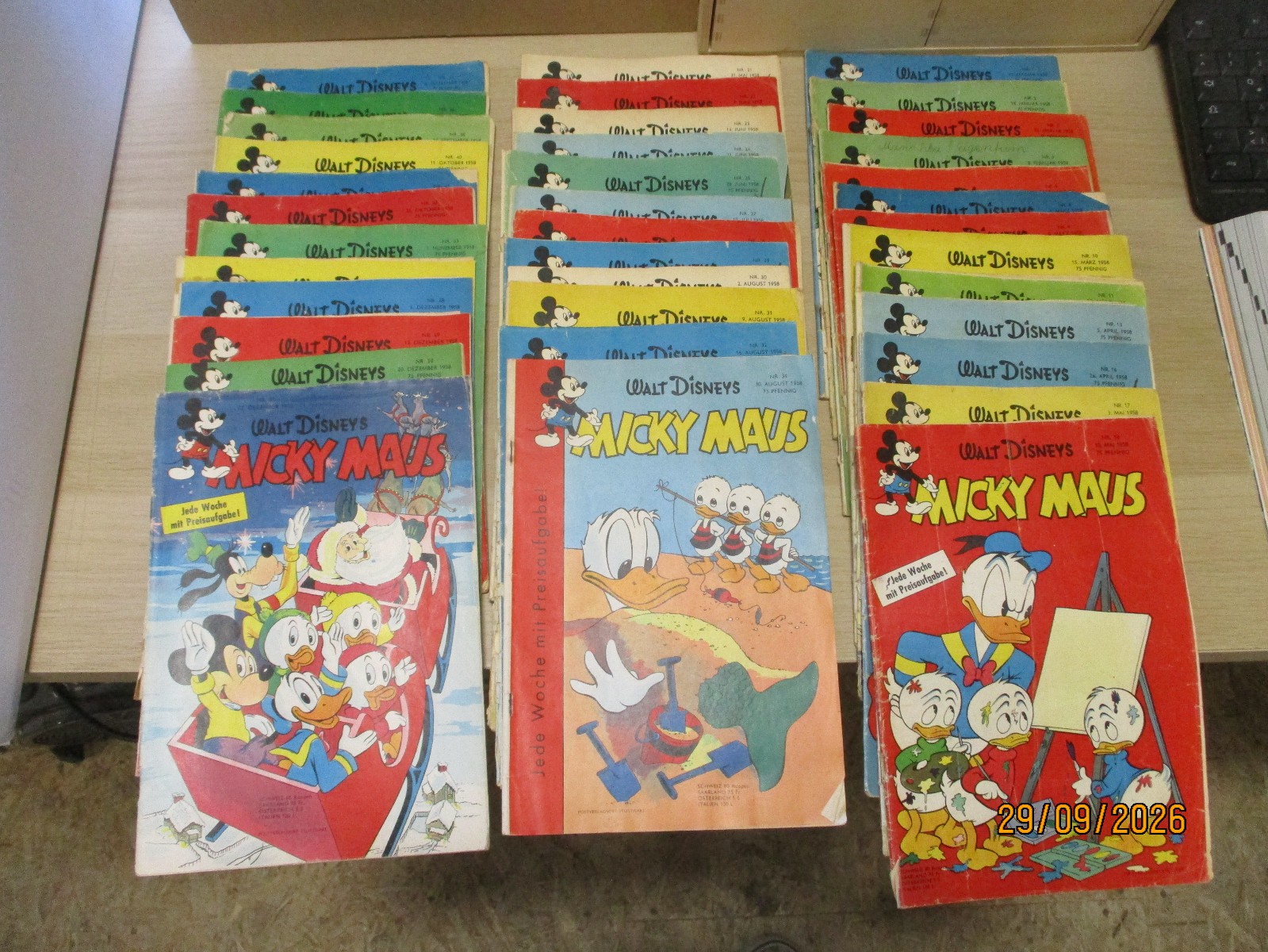 Topolino 1958 # 1-3 5 6 8-11 13 16-18 21-25 27-32 34-36 38 40-44 48-51