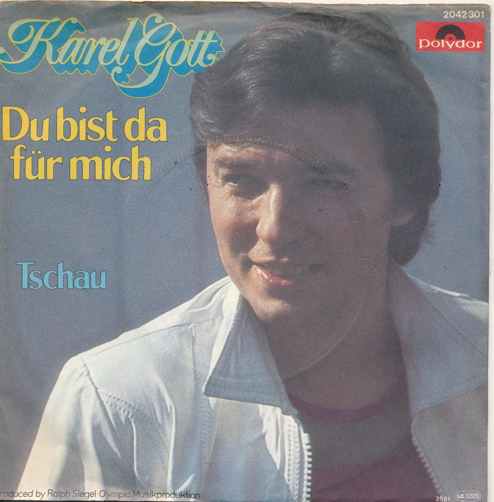 Du bist da für mich - Karel Gott - Single 7" Vinyl 189/02