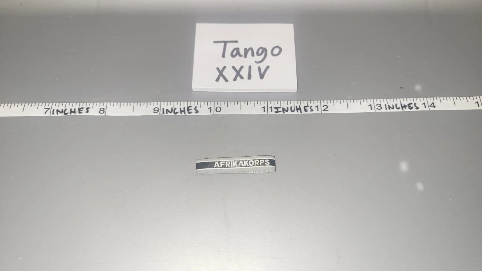 Titolo bracciale Afrika Korps tedesco scala 1/6 seconda guerra mondiale