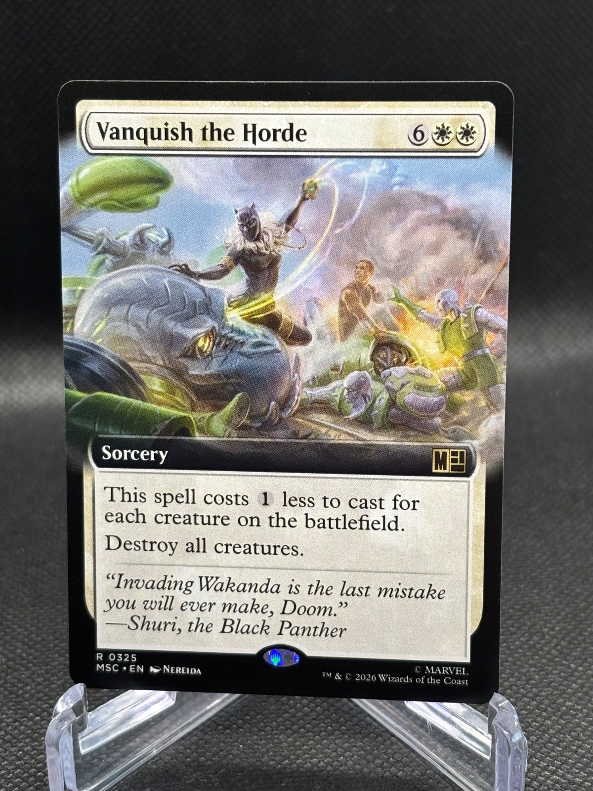 2026 MTG Marvel Superheroes NP Extended #325 Vanquish the Horde 