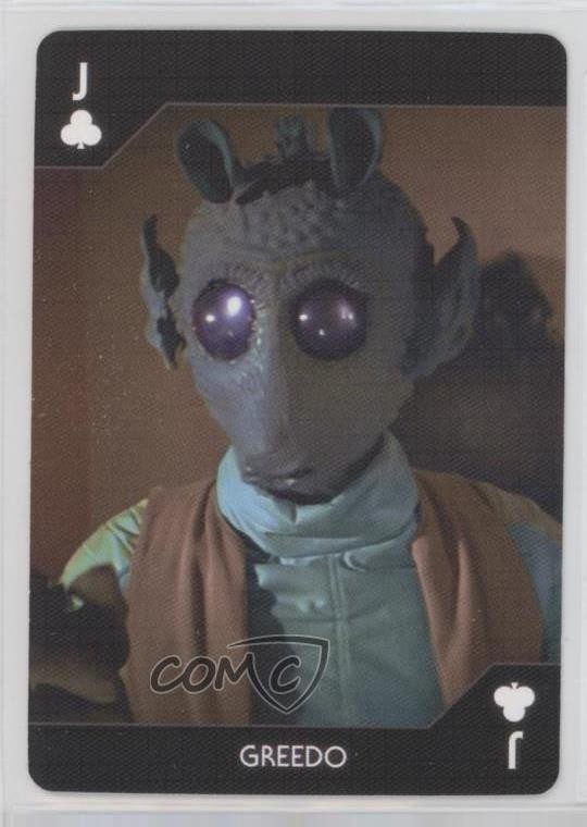 2022 Aquarius Star Wars Villians Playing Cards Greedo #JC e6j