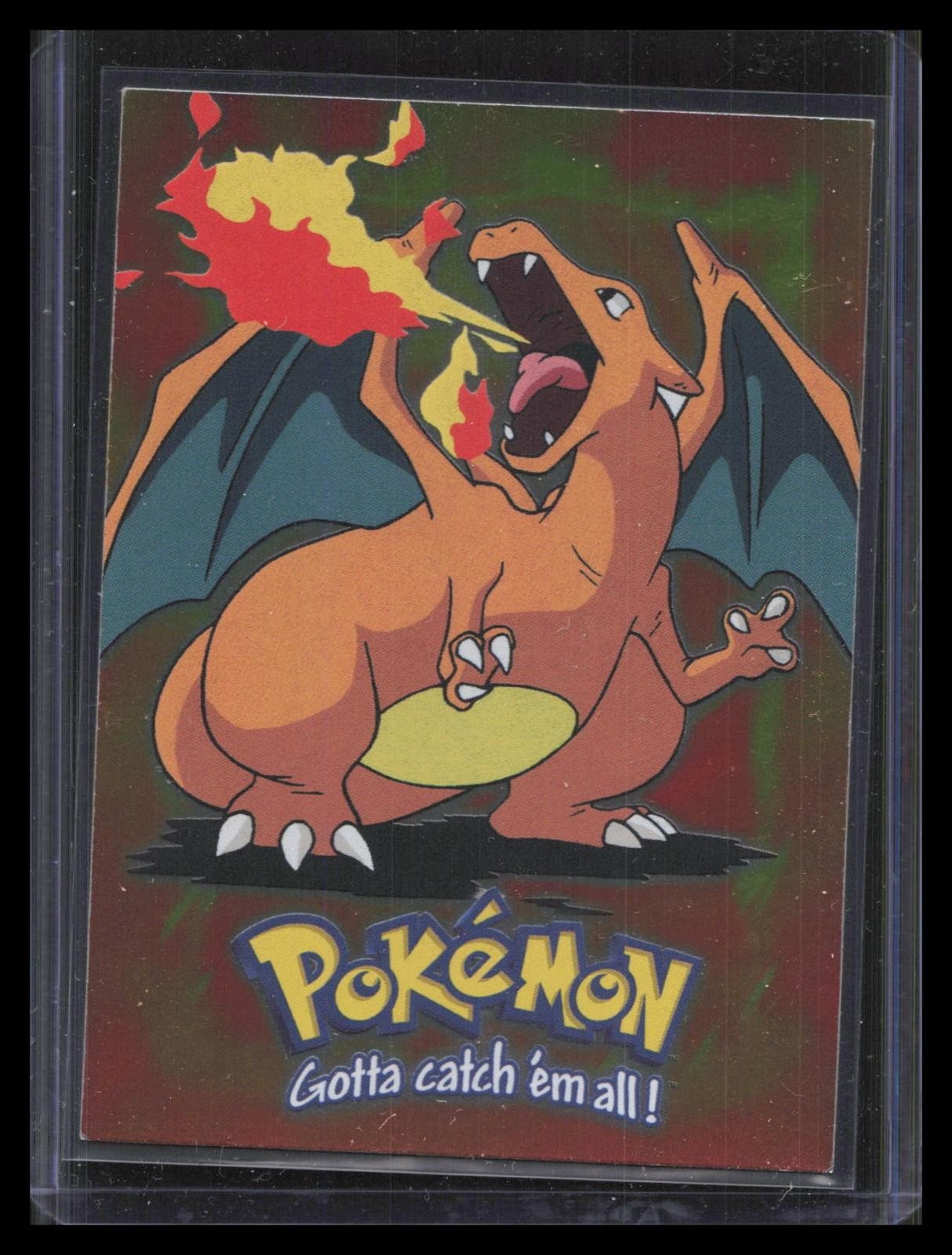 #06 Charizard 1999 Topps Pokemon the First Movie #E6 Foil (Blue Topps Logo)