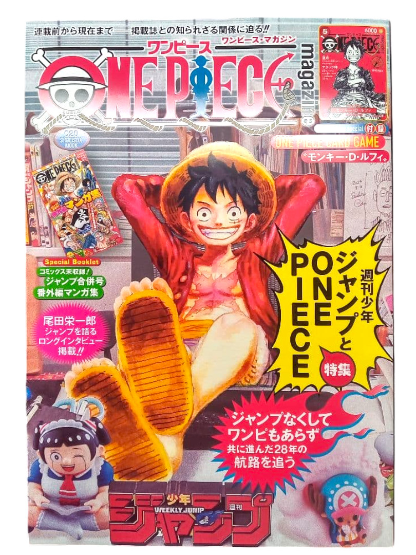 ONE PIECE Magazine Vol.20 con Rufy Promo ST21-014 Japan Limited Nuovo Raro Promo