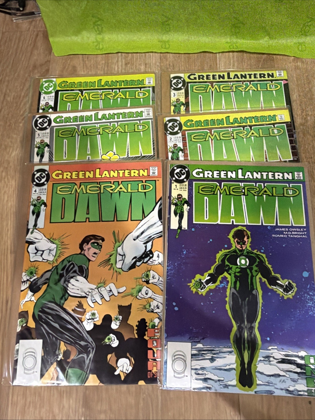 GREEN LANTERN SMERALD DAWN (1987) SET COMPLETO 6 NUMERI #1-6 DC COMICS Vf Avg