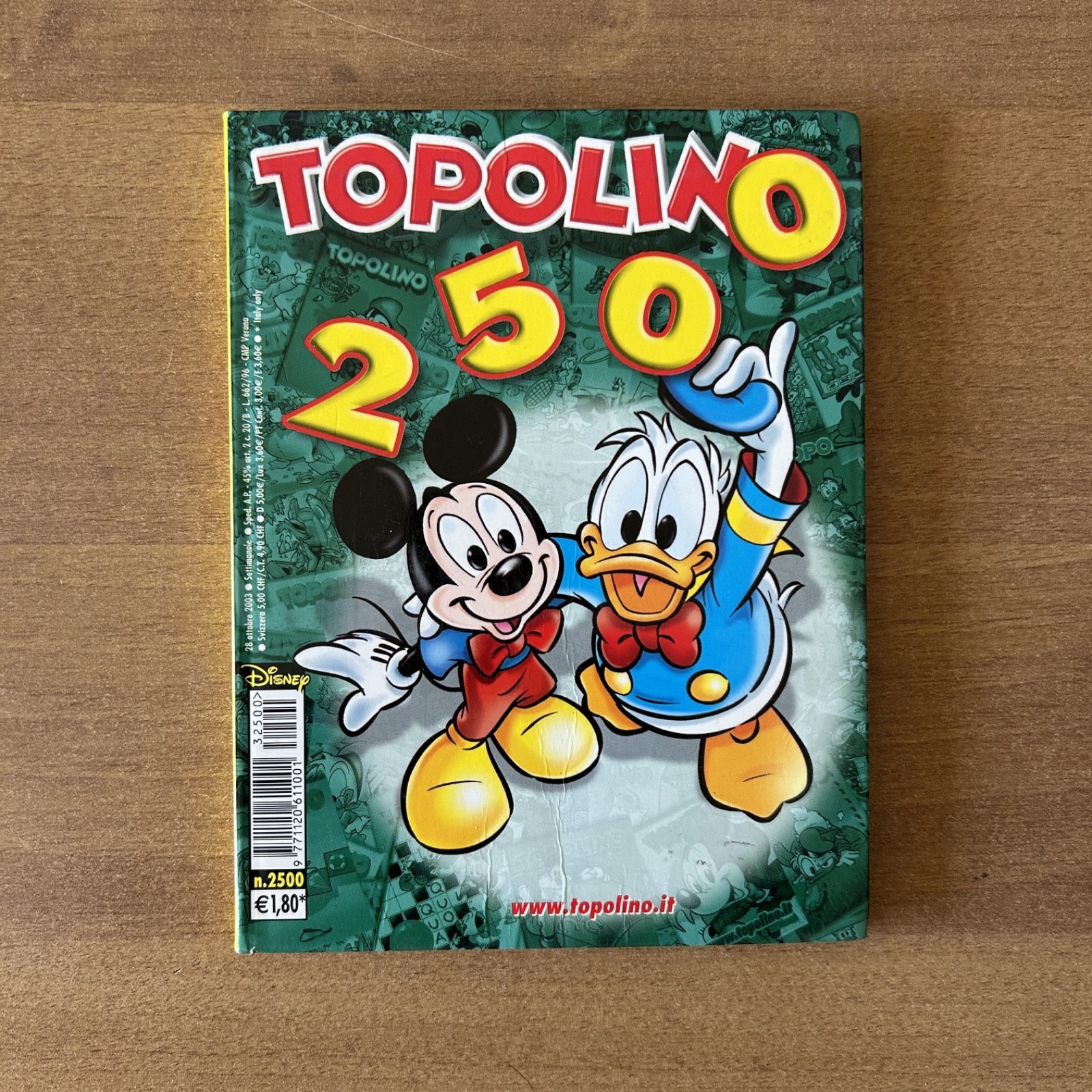 Disney - TOPOLINO n. 2500 - Edizione Speciale Cartonata