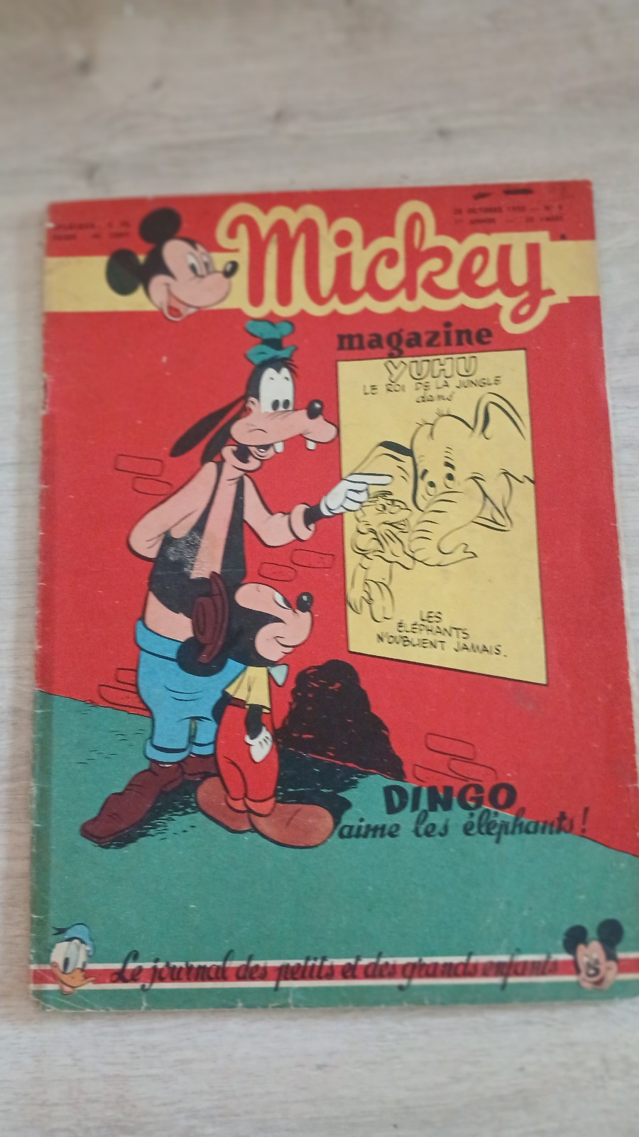 Mickey magazine n°3. 28/10/1950. Édition Belge.