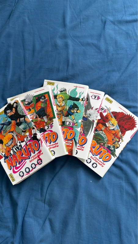lot manga naruto  tome 2,3,5,7,8