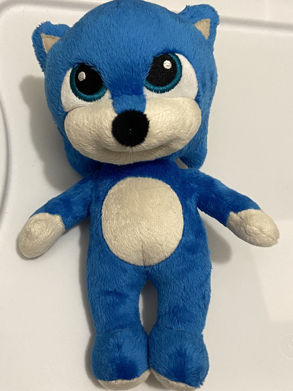 Rare 8” Baby Sonic Jakks Pacific Sonic The Hedgehog Movie Plush Toy Prototype