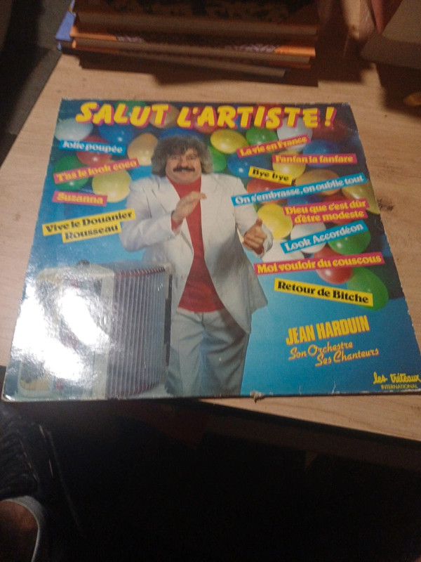 33 tours jean harduin salut l'artiste