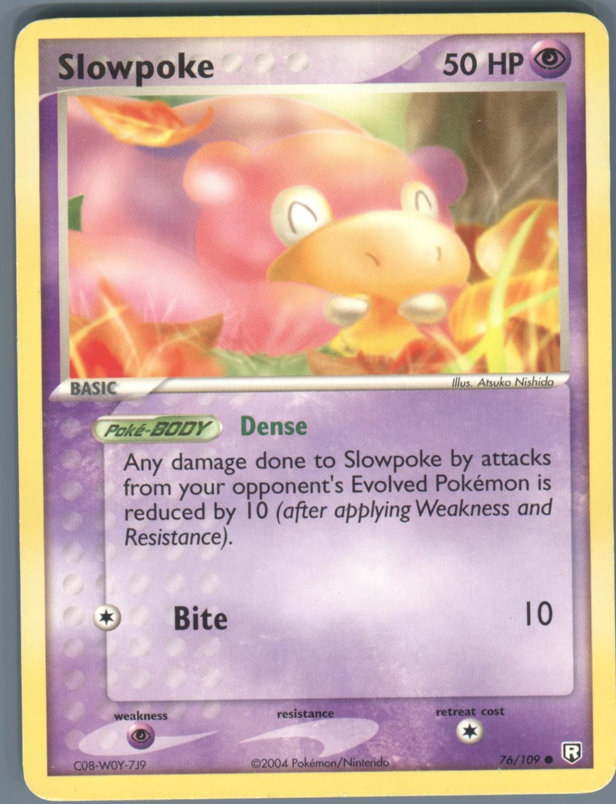 Slowpoke 76/109 Squadra Comune Rocket Returns Pokemon giocato poco