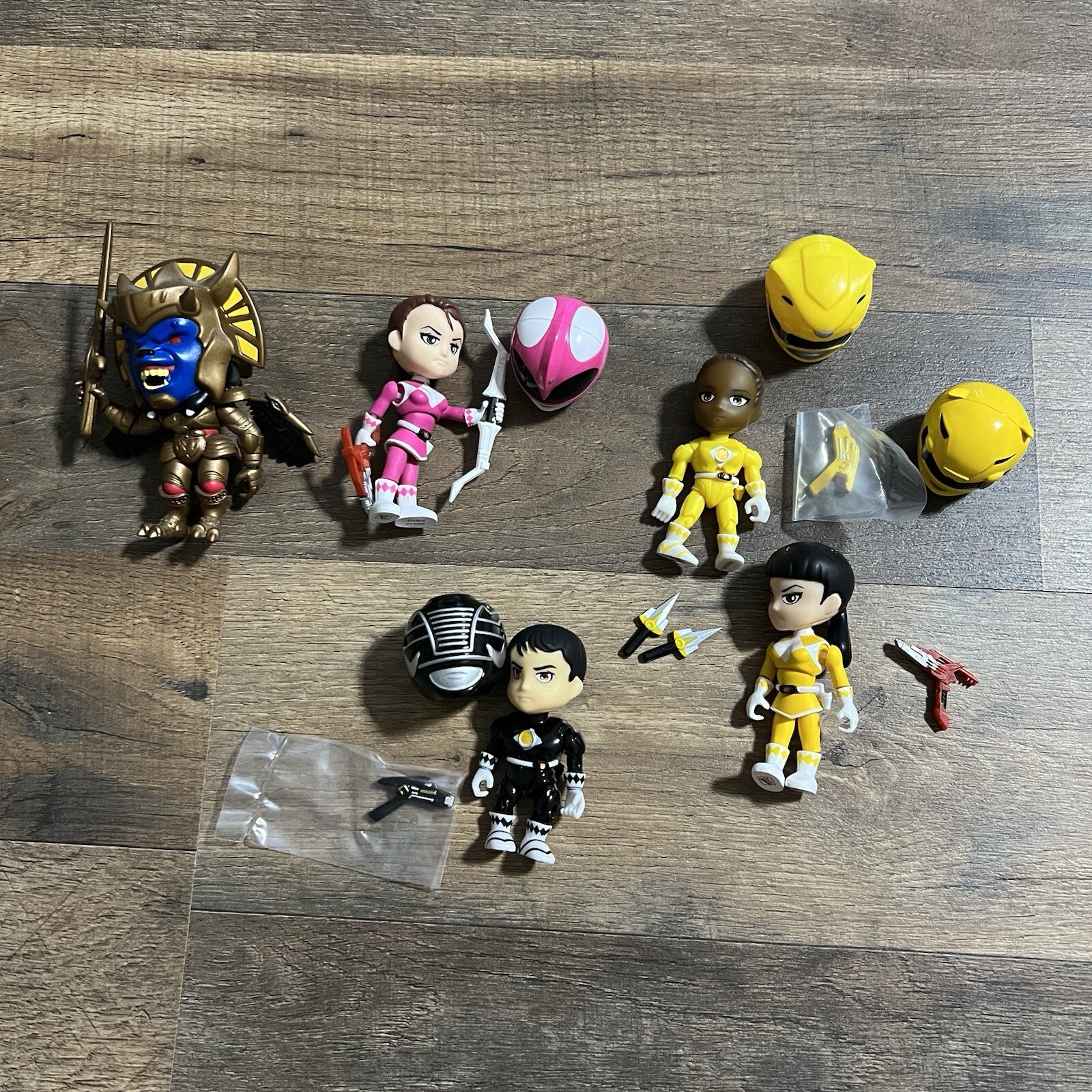 Power Rangers Soggetti Fedeli Lotto di 5 Figurine Giocattoli