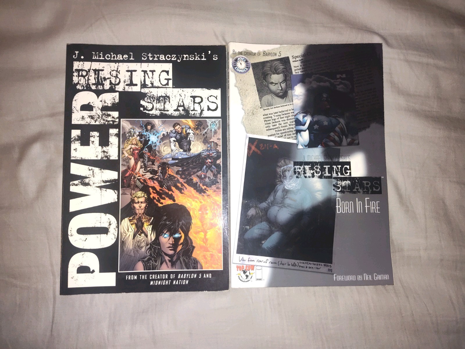 Rising Stars Vol 1 & 2 Born in Ash Power J. Michael Straczynski lotto vintage
