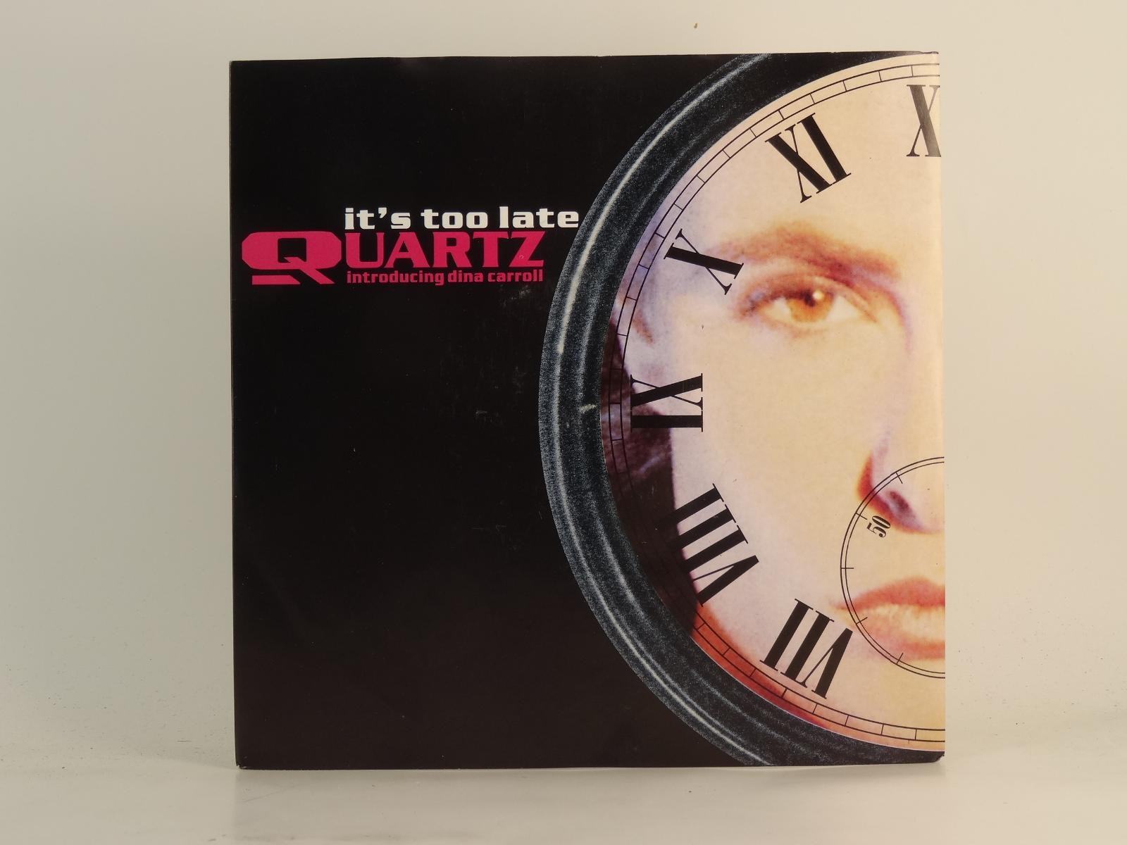 QUARTZ INTRODUCING DINA CARROLL IT'S TOO LATE (67) 2 Track 7" Single including P