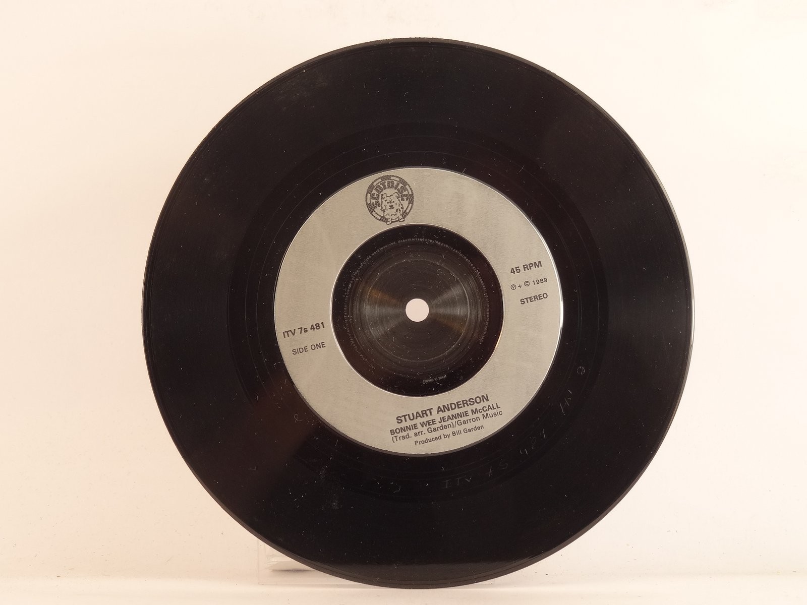 ANDERSON,STUART BONNIE WEE JEANNIE MCCALL (137) 7" SCOTDISC