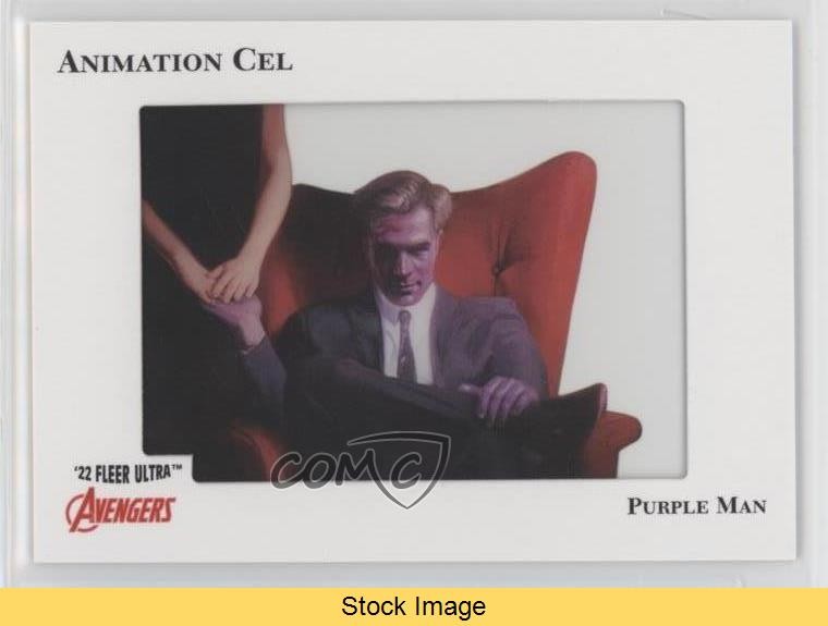 2022 Fleer Ultra Avengers Animation Cels Purple Man #52 READ 02aj