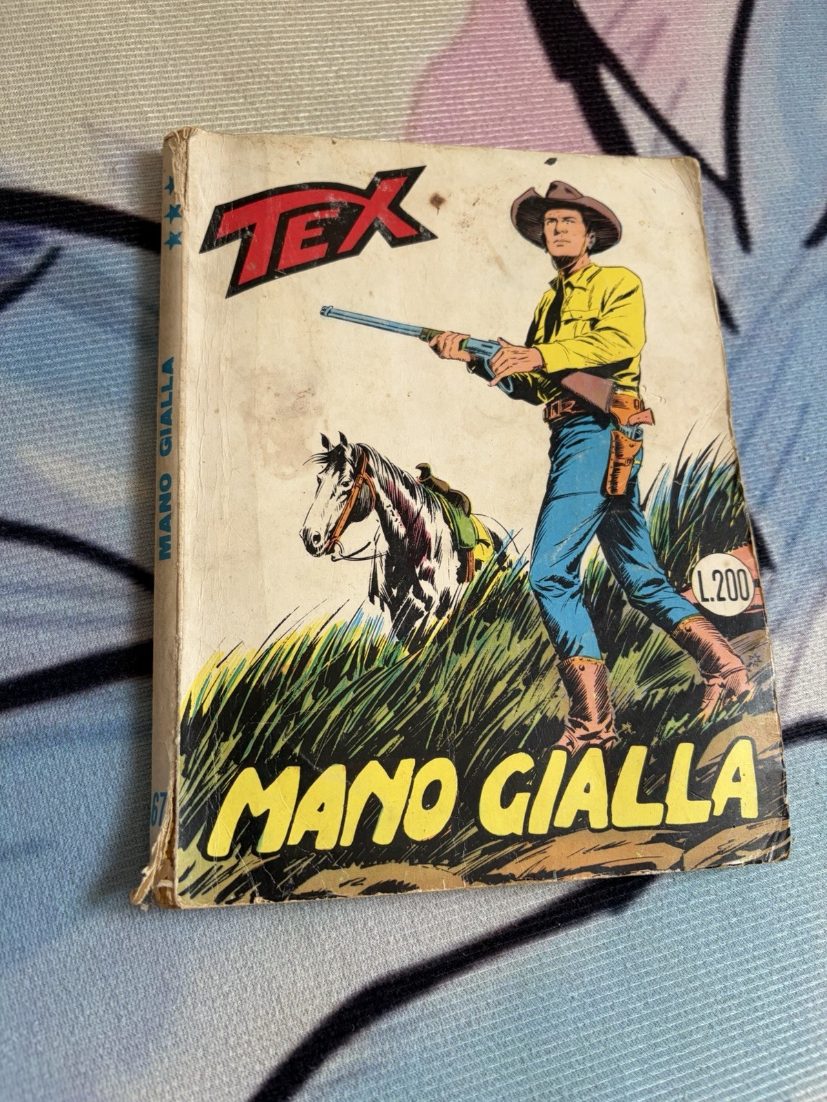 Araldo Tex Gigante n. 67 Mano Gialla 1969 G.L. Bonelli Vintage Western