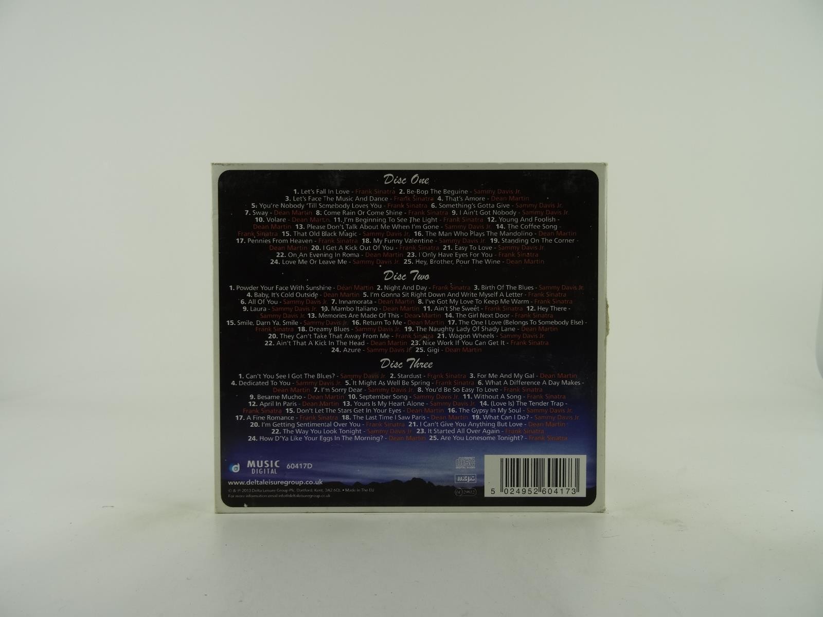 VARIOUS ARTISTS I JUST LOVE THE RAT PACK (3xCD) (232) 20+ Track CD Album includi