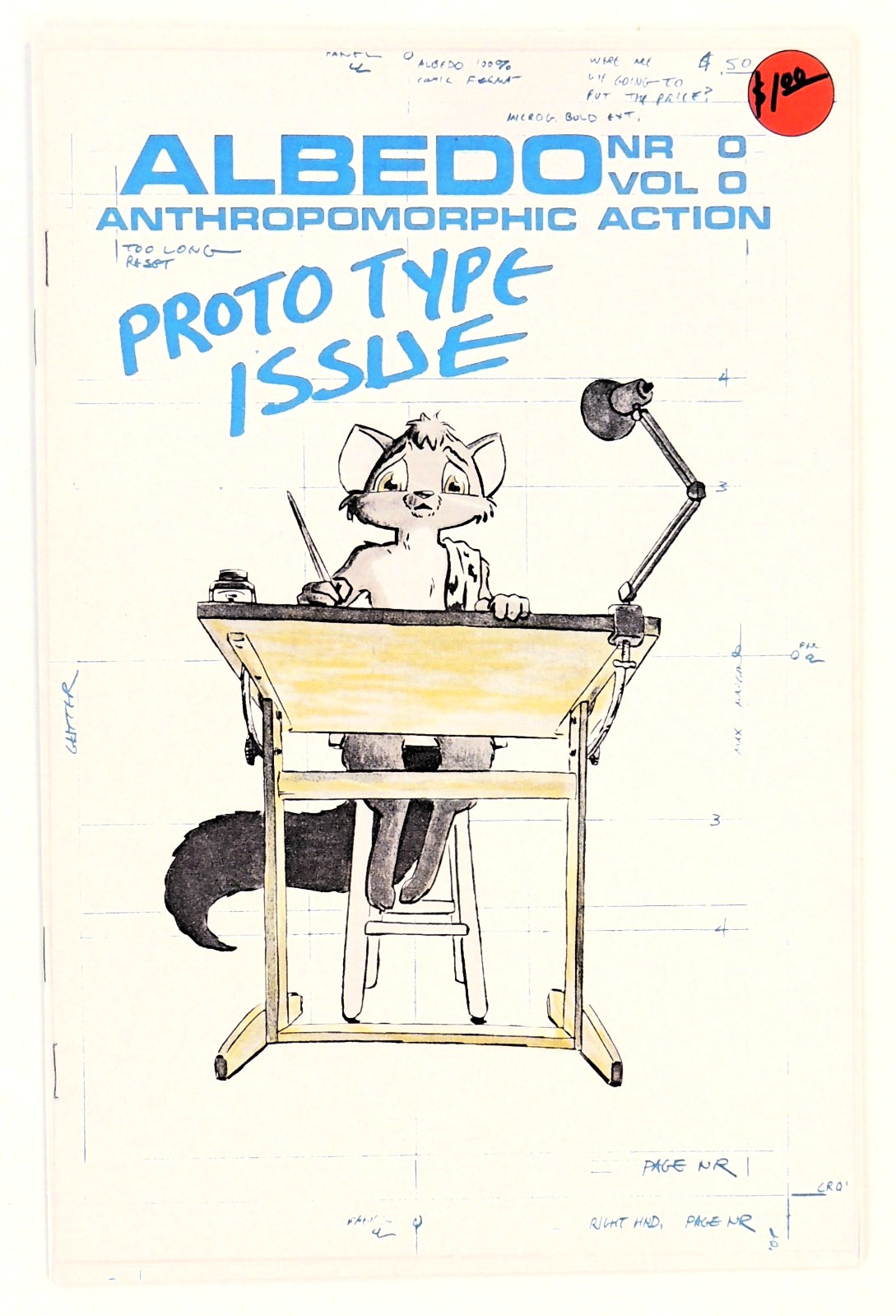 Albedo #0 Prototipo Edizione Animali Antropomorfi Pelosi 4° Stampa (1986)