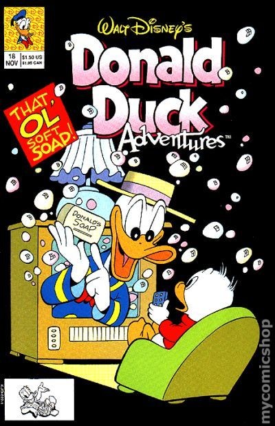 Paperino Avventure #18 VG 1991 Immagine Stock Basso Grado