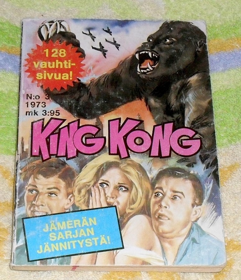 King Kong 1973 n.3 fumetto finlandese Finlandia
