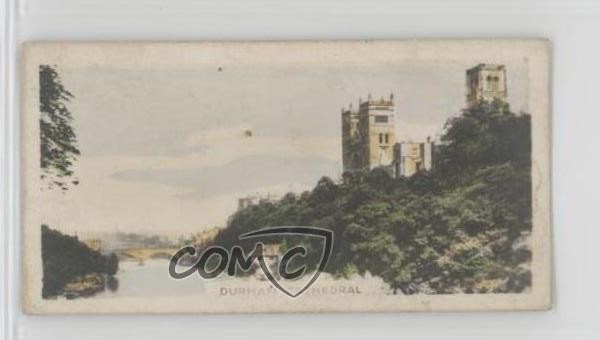 1927 Army Club Beauty Spots of Great Britain Tabacco Durham Cathedral #37 0w6