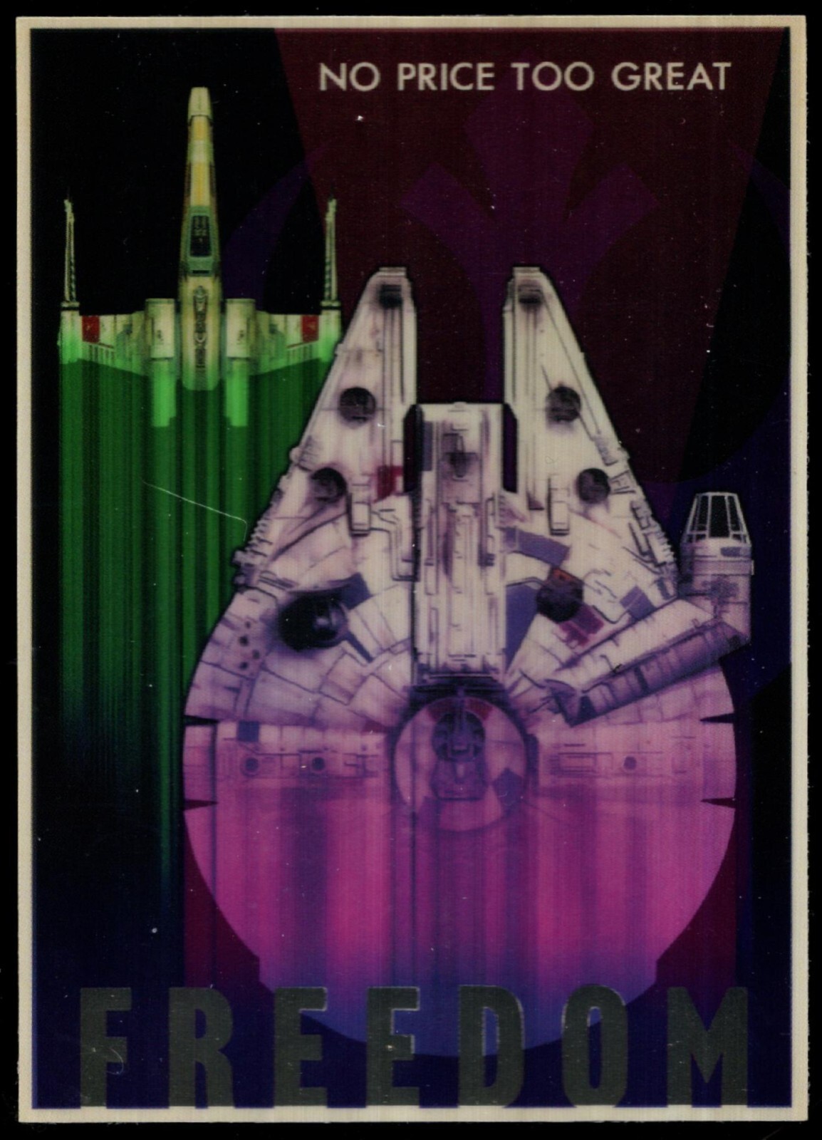2014 Star Wars Chrome Perspectives "PROPAGANDA RIBELLE" #4...NO PREZZO TROPPO GRANDE