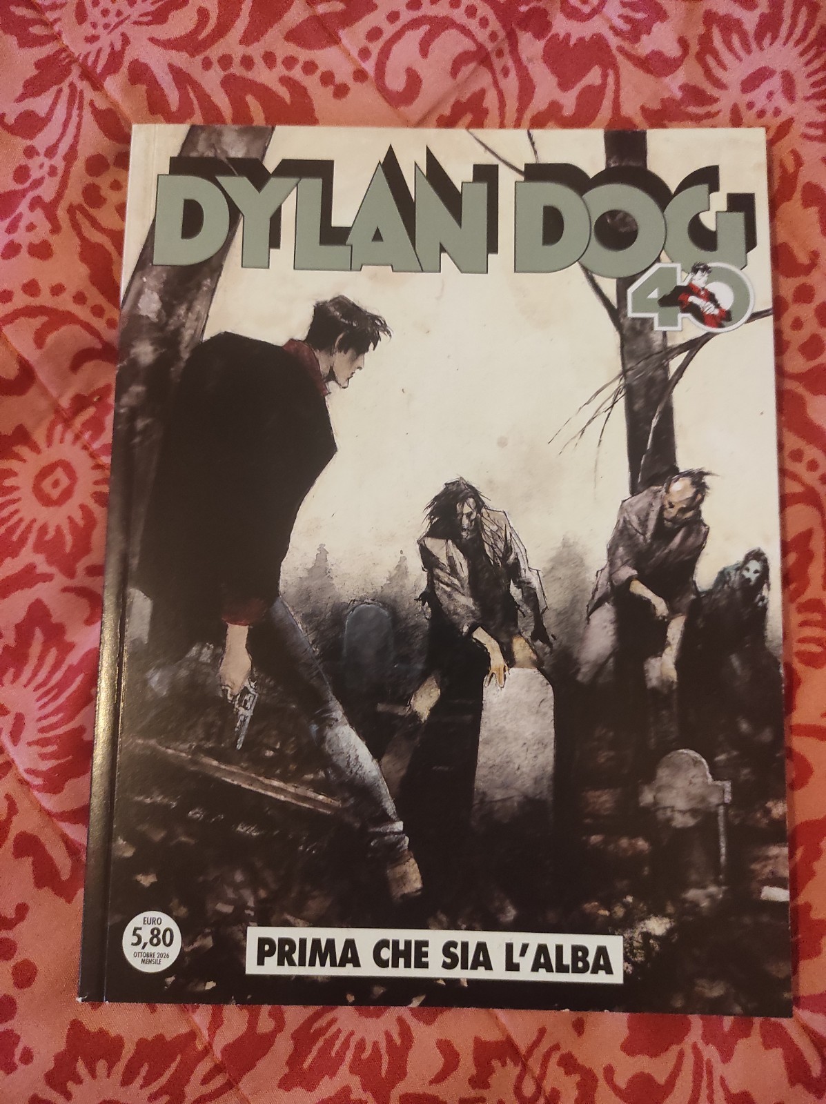 Dylan Dog N 481 Prima Che Sia L'alba Copertina Roi Raro Fumetto Albo 40 Anni