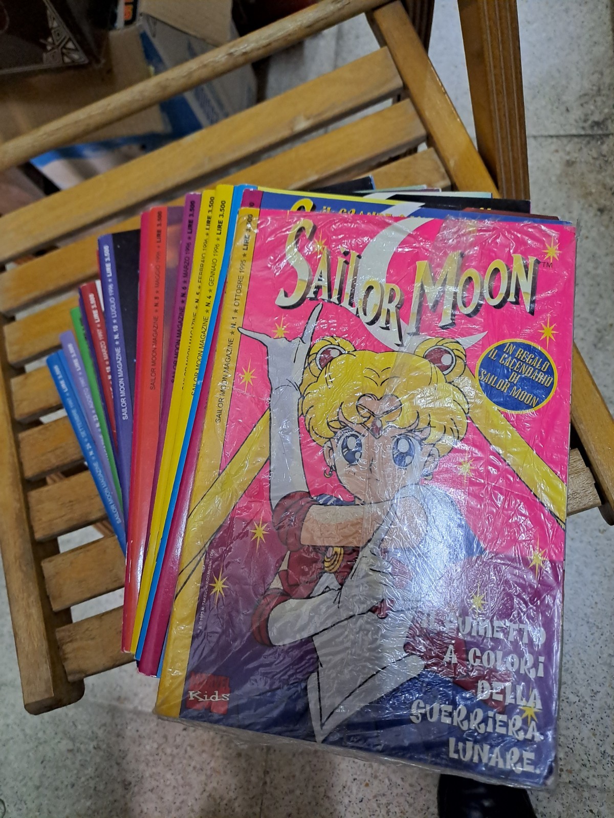 SAILOR MOON  MARVEL KIDS COMPLETA 1-24 CON TUTTI I POSTER