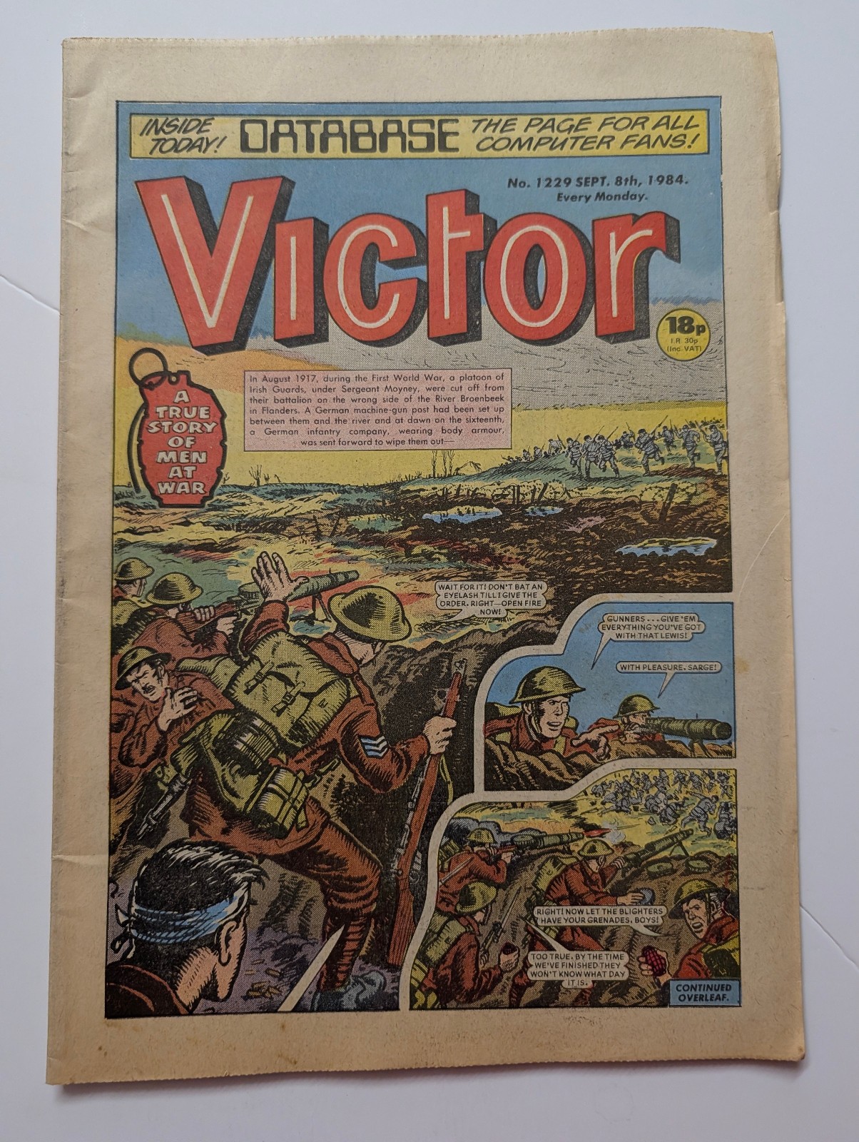 The Victor Comic, No 1229, September 8th 1984.