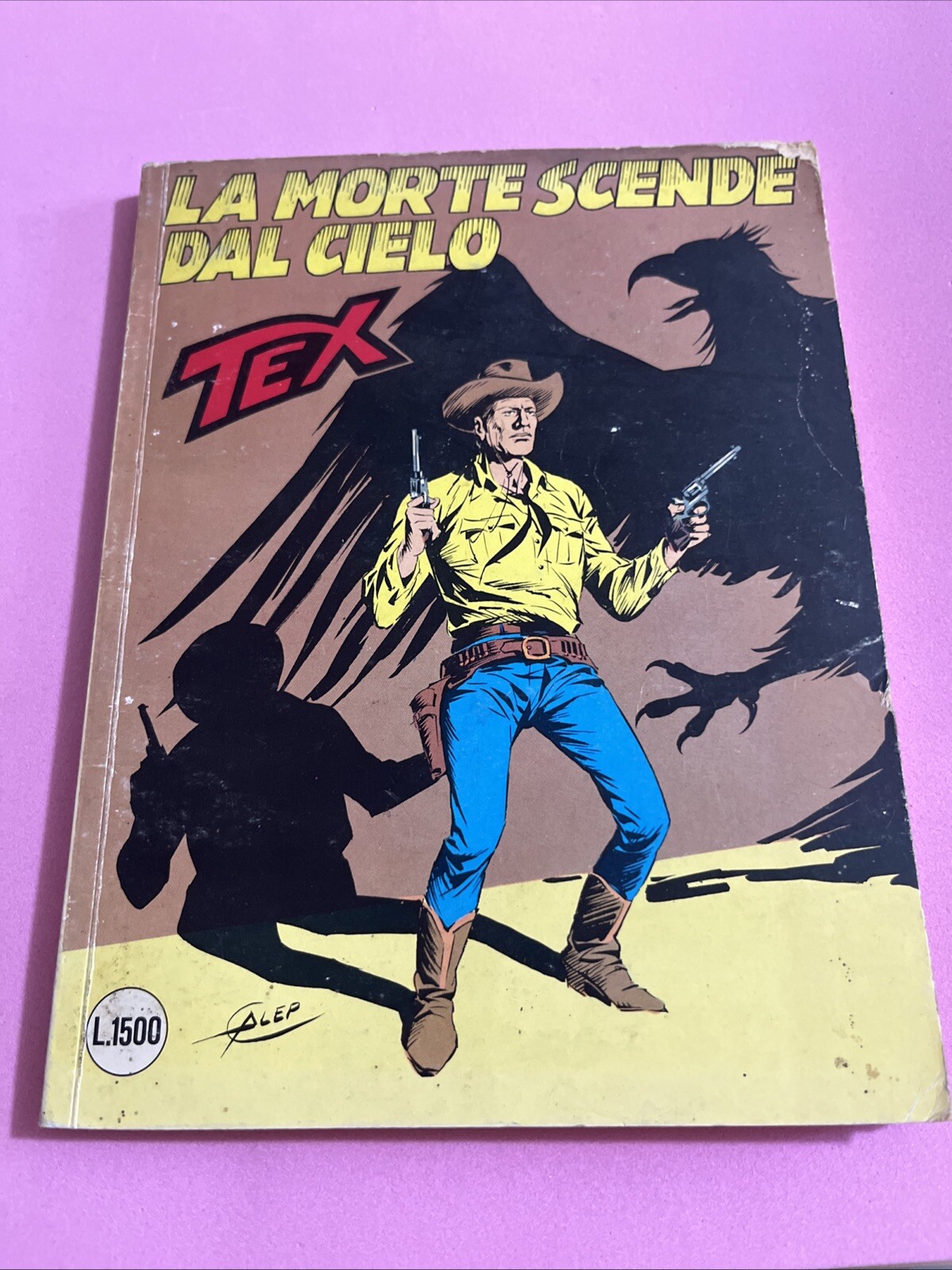 GIORNALINO FUMETTO TEX COLLEZIONE N. 325 La Morte Scende Dal Cielo- VINTAGE