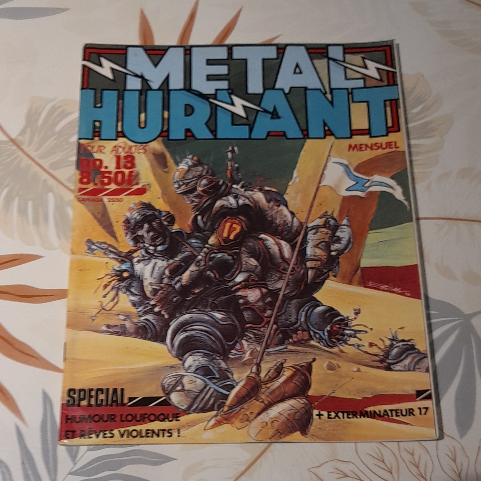 Les Humanoïdes Associés Métal Hurlant n°13 1990 mensuel pour adultes