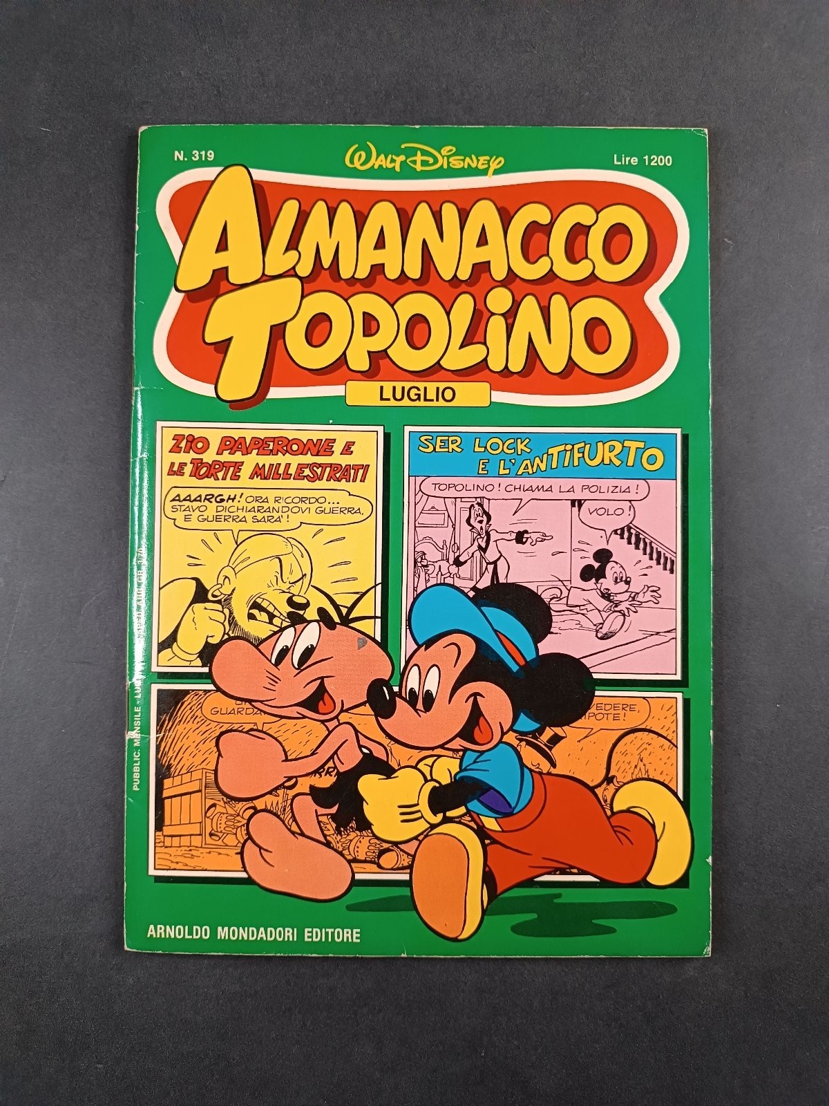 Fumetto Almanacco Topolino n.319 Luglio 1983 Mondadori Disney