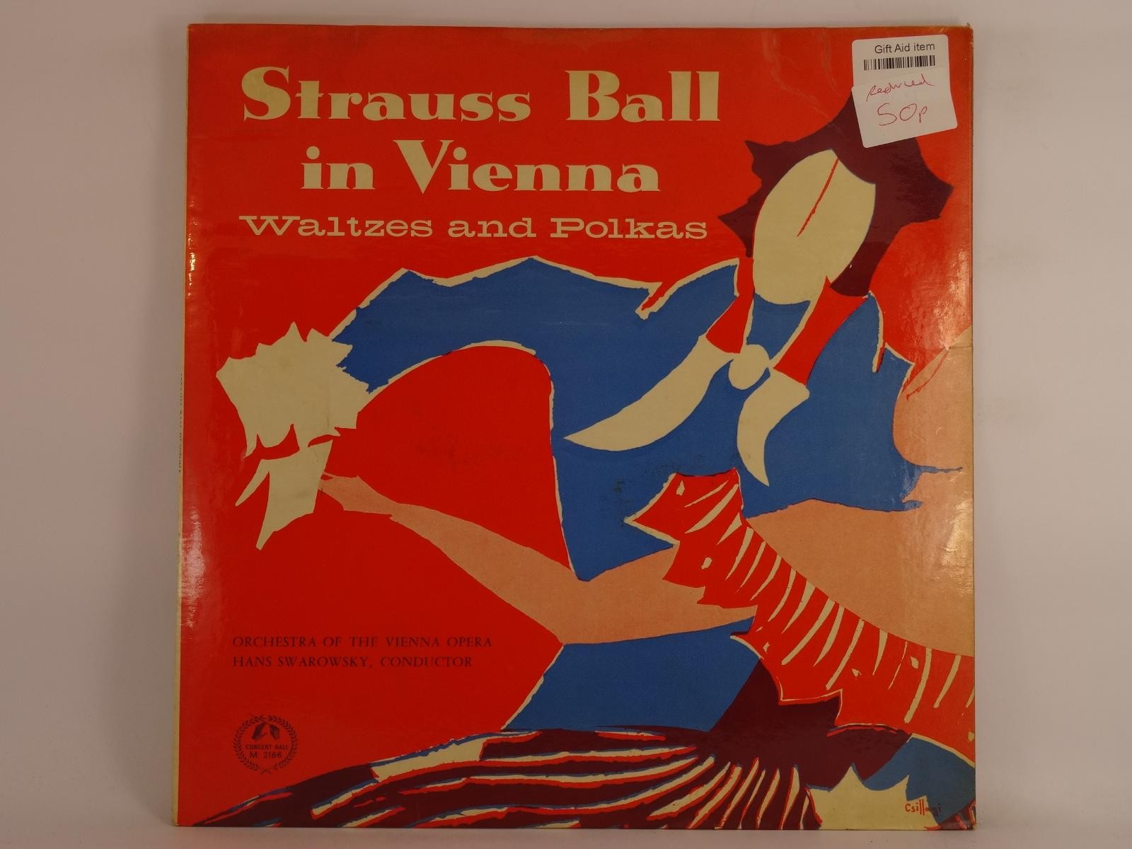 HANS SWAROWSKY STRAUSS BALL IN VIENNA (338) 9 Track LP plus Picture Sleeve CONCE