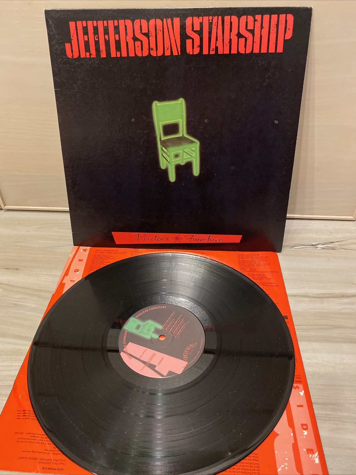 Jefferson Starship / Nuclear Furniture LP BXLI-4921 VG+/VG+