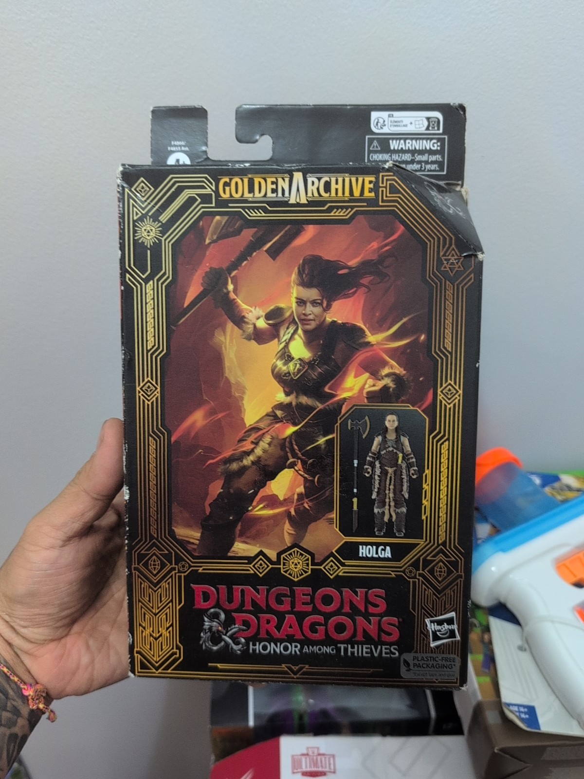 Holga Golden Archive 6" Action Figure Dungeons & Dragons Honor Among Thieves Nuovo