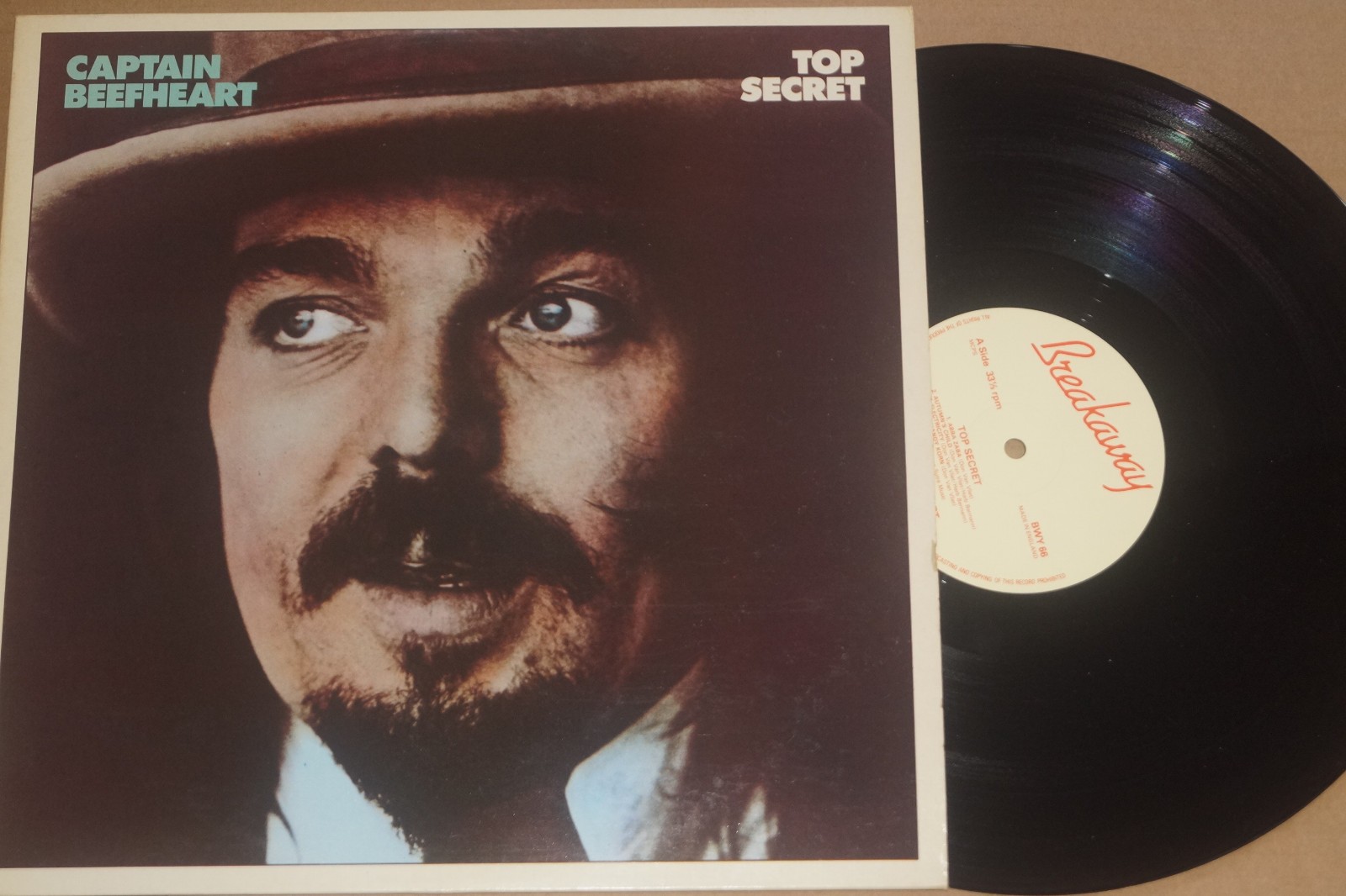 Captain Beefheart And The Magic Band – Top Secret LP Breakaway – (BWY 66)