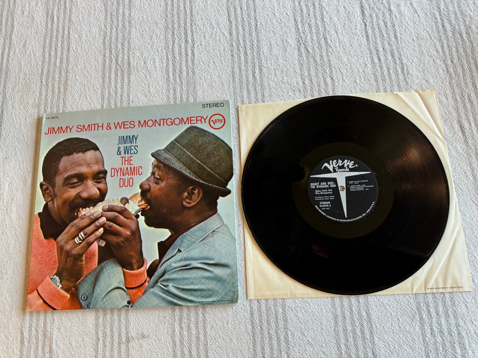 Jimmy & Wes: The Dynamic Duo Jimmy Smith & Wes Montgomery Vinyl Record 1967 EX